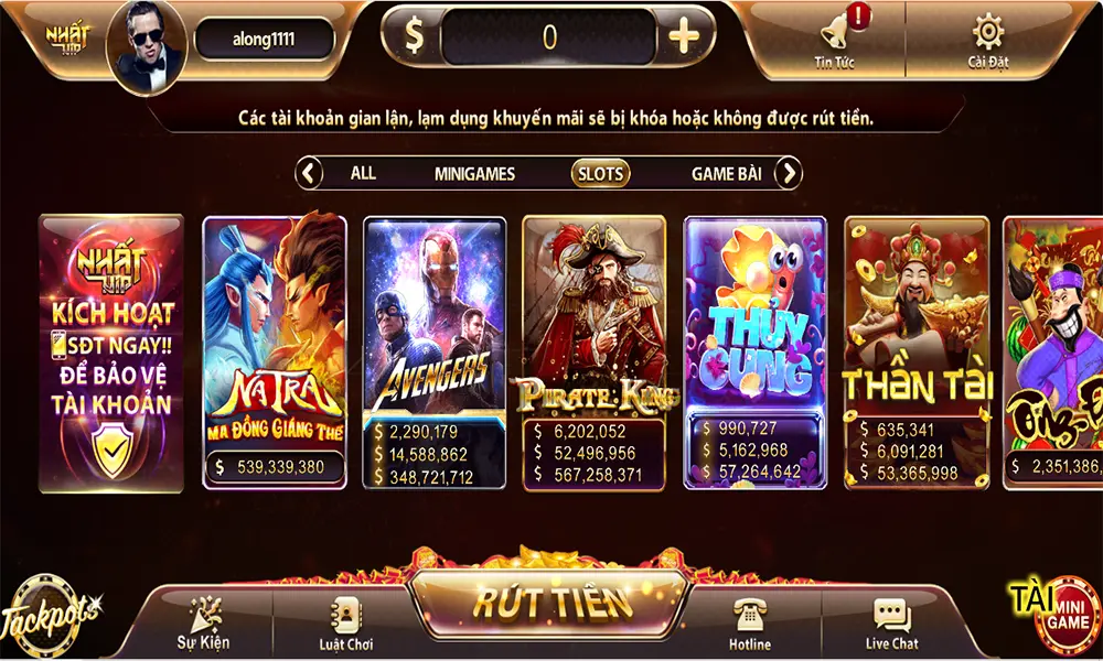 Tai Nhat vip 4 Trò chơi slot Nhất Vip