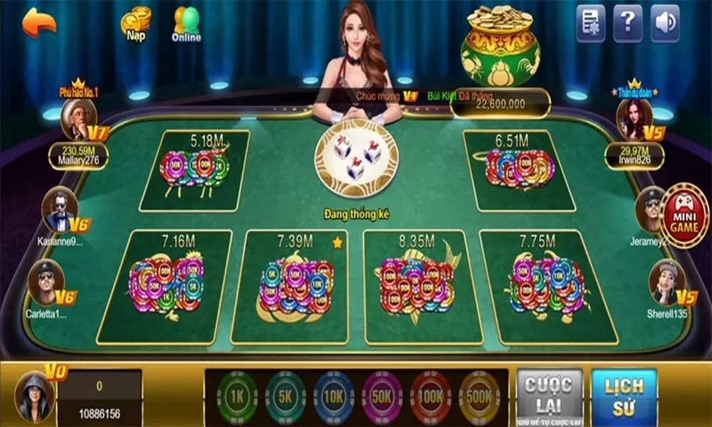 bau cua nhatvip 2 Cách chơi Bầu cua trực tuyến trên cổng game Nhatvip